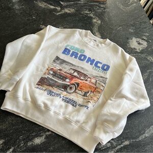 Abercrombie graphic pullover Ford Bronco 1966